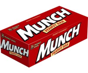 Munch Peanut Candy Bar 1.42oz 36ct